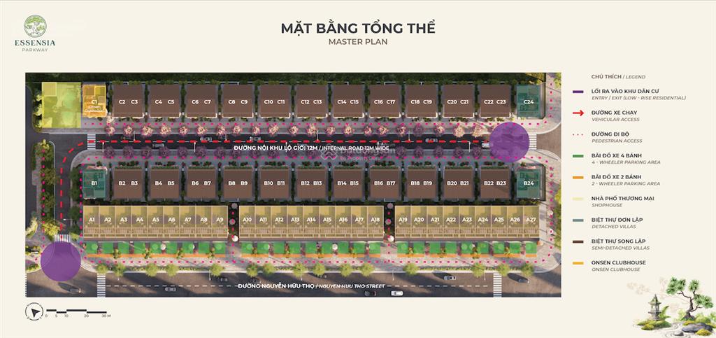 Sống đẳng cấp  biệt thự essensia parkway, view xanh mát  chỉ 32 tỷ