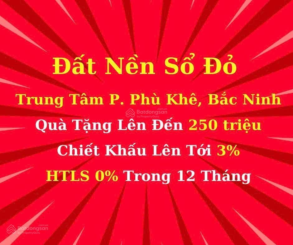 Duy nhất 1 suất ngoại giao lô đất nền gần trung tâm hành chính phù khê !