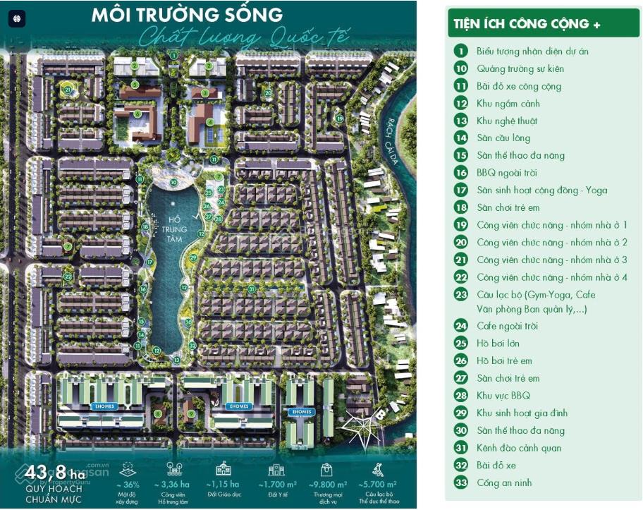 Bán nền nam long ii central lake cần thơ, sau lưng shophouse, gần hồ cảnh quan, giá 3,85 tỷ.