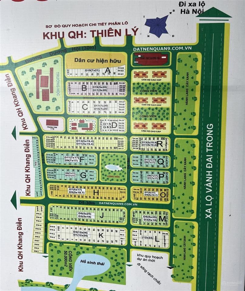 Bán nền góc 2 mặt tiền view hồ cực đẹp giá chỉ 92tr/m2  xem đất gọi 0931 769 ***