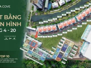 Căn hộ 2pn trellia covemizuki park, hướng đông nam, view sông & kênh đào, ck đến 15,5%