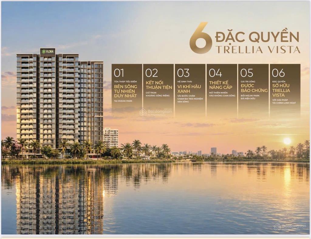 Nhận booking trellia vistamizuki park, chỉ từ 68triệu/m2, 10% ký hđmb, tt trừ cđt, thanh toán giãn