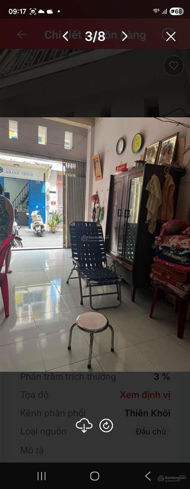 Vị trí đẹp. kinh doanh 0nline. hxt.thông tứ hứơng .nguyễn thiện thuật dt 31m2 gía 8.2 tỷ tl