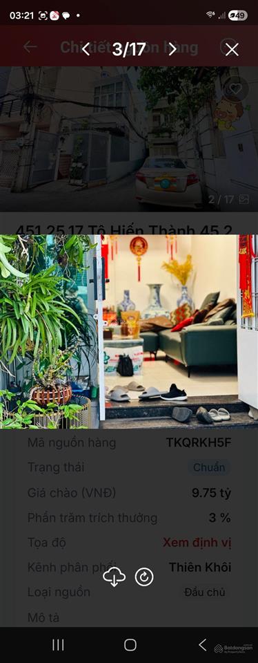  siêu phẩm tô hiến thành, hẻm xe hơi chạy quanh, góc 2 mặt tiền cực thoáng, 46m2, bán 9.75 tỷ