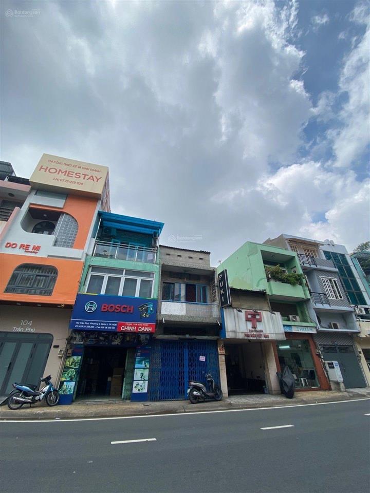 Ngay mặt tiền đường trần phú f4 quận 5 củ .f chợ quán .khu vực kinh doanh .dt 35m2 giá