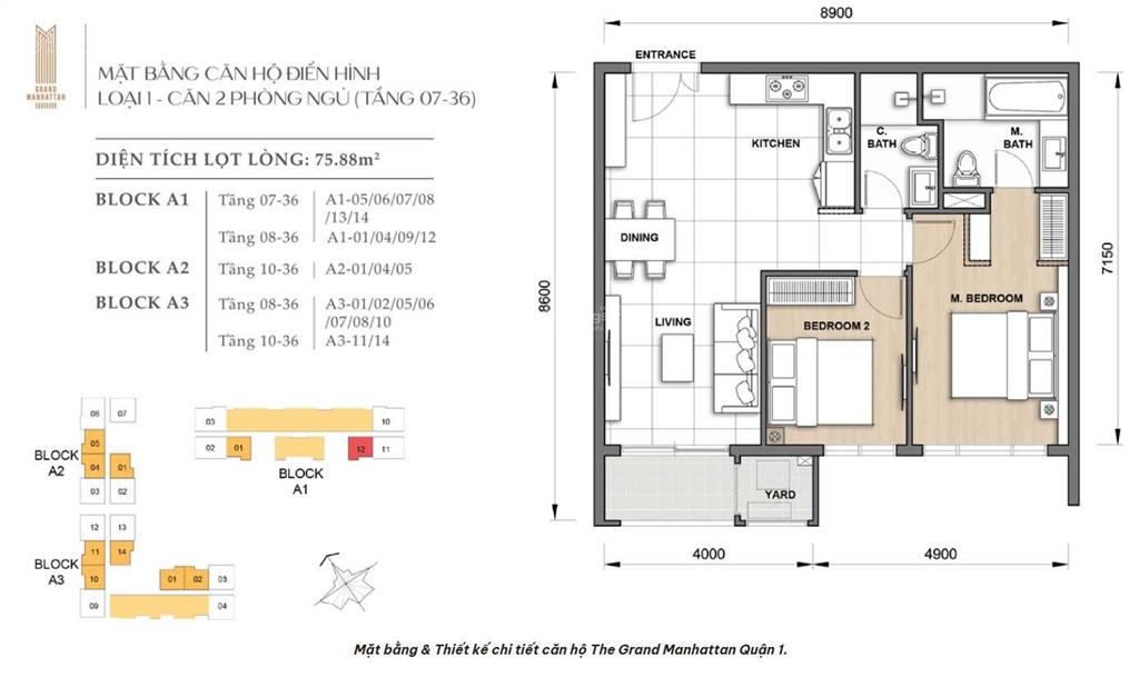Rẻ nhất dự án, 2pn tầng cao ,view đẹp giá bán chỉ 13,7 tỷ thanh toán ban đầu 8,6 tỷ. 0939 420 ***