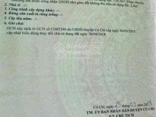 Chủ cần tiền bán gấp trọ 142m2 ngay đường đào văn thử tân an hội gần cầu vượt củ chi giá chỉ 1,1 tỷ