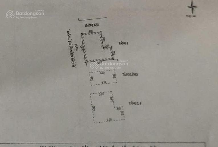 Nhà 3 tầng 3 mê kẹp kiệt mt nguyễn chí thanh sát sông hàn ngang 7m