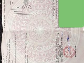 Bán đất tại xã kỳ long, huyện kỳ anh, hà tĩnh, 2 mặt tiền cạnh suối