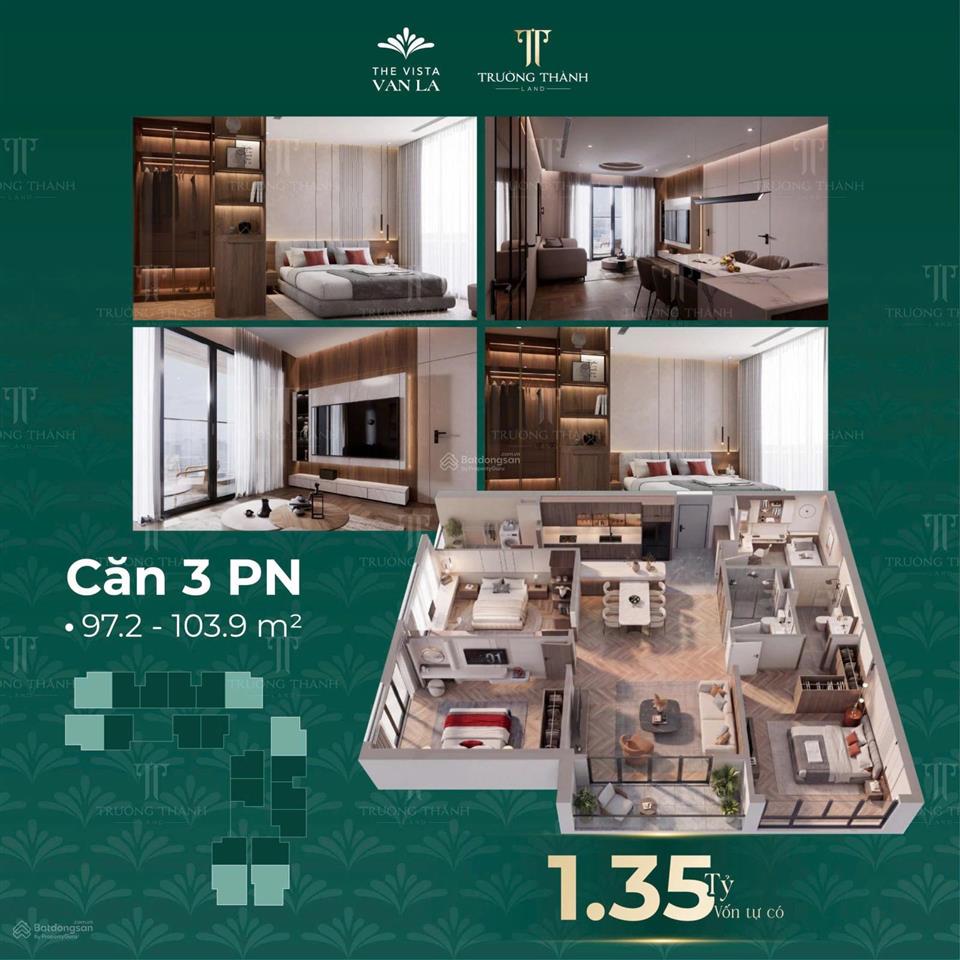 Bán căn góc đẹp tại the vista văn la  mặt đường quang trung hà đông