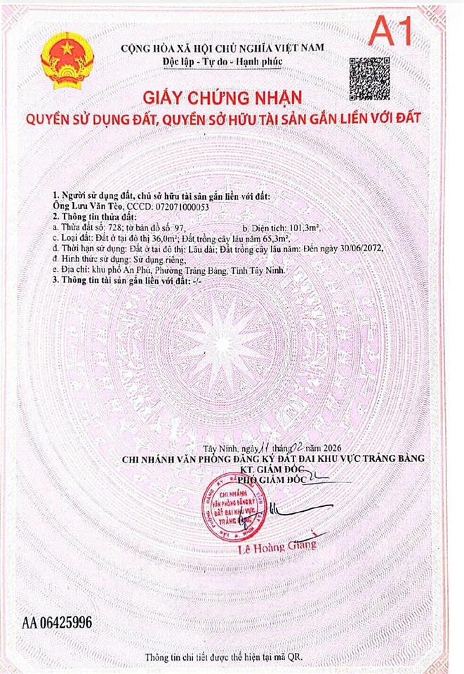 Bể nợ cần bán rẻ lô đất mặt tiền 130m2 chỉ với giá 800 triệu ngay nguyễn thị chuỗi, thái mỹ, củ chi