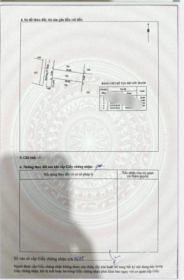 Cần bán gấp lô đất bên đường nguyễn thị lắng xã tân phú trung huyện củ chi 95m2 giá 800tr
