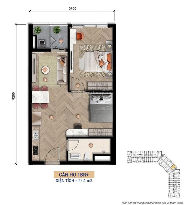 Toà tháp cuối cùng của sun symphony residence