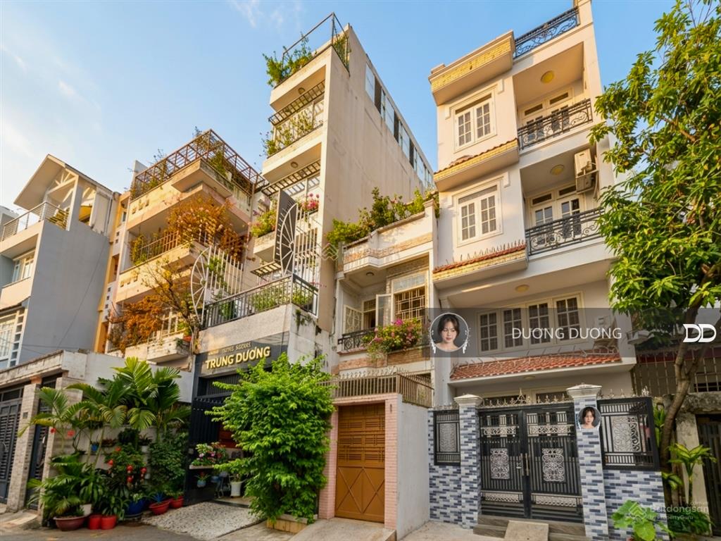 Dành cho nđt. nhà nở hậu 6m đường nguyễn văn đậu. 100m2 kết cấu 4tầng, vị trí đắc địa sát phú nhuận