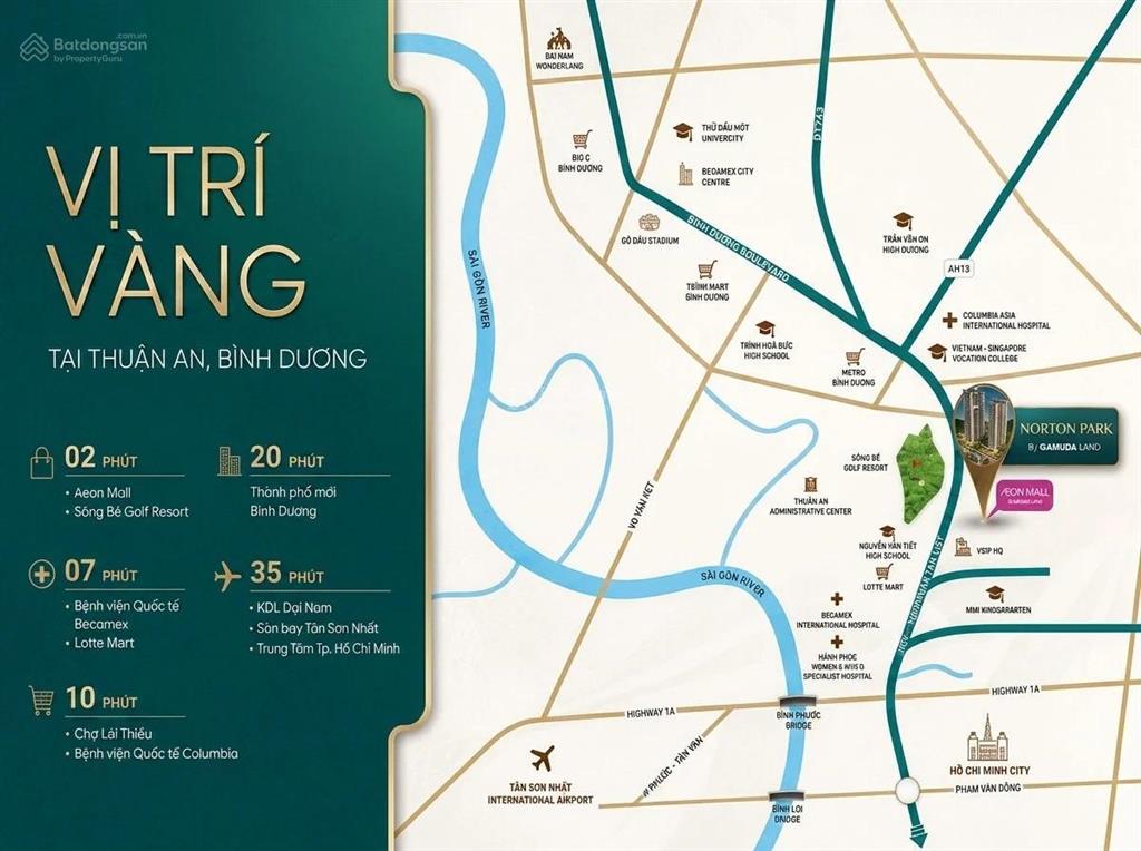 Norton park gamuda land  căn hộ cao cấp ql13, thuận giao | đăng ký quan tâm sớm