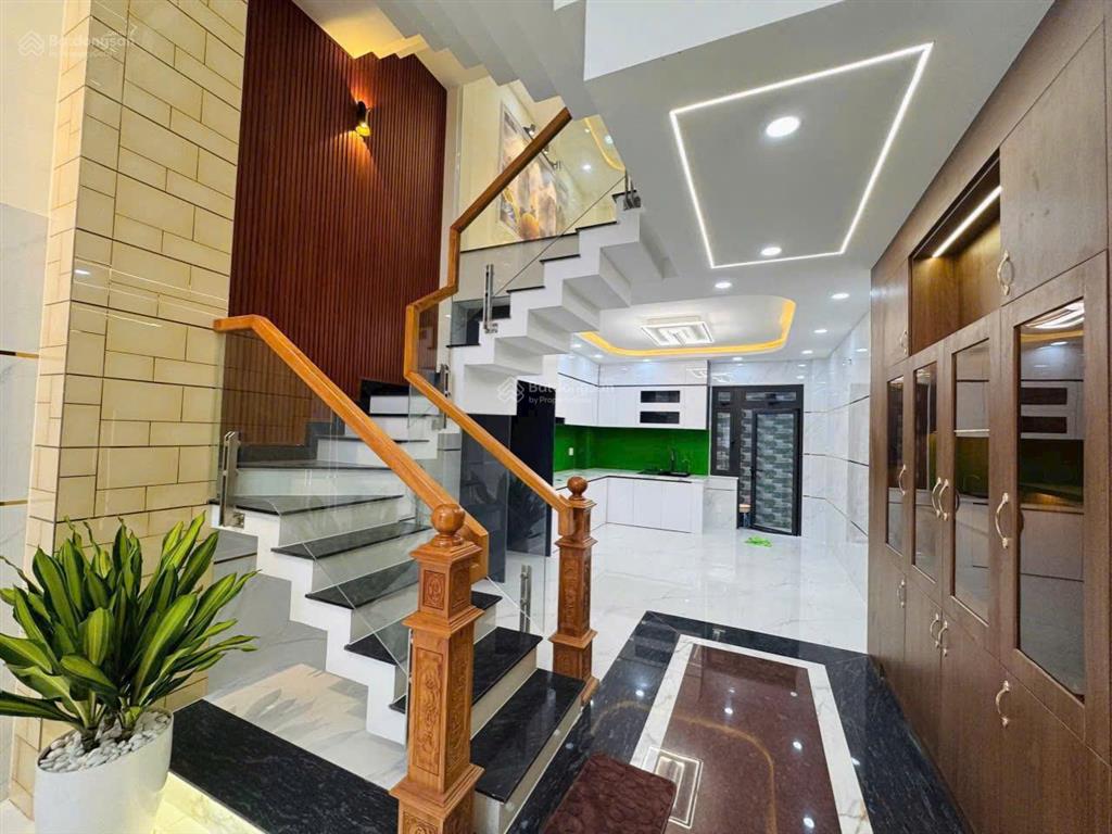 Nhà xây mới 100% full nội thất 4,5tấm dt4x13 chỉ 7t2 tl sở hữu ngay nhà mới siêu đẹp 4pn 6wc