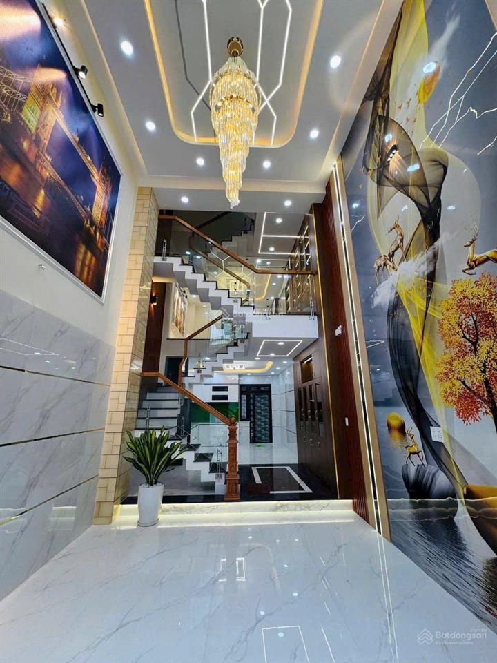 Nhà xây mới 100% full nội thất 4,5tấm dt4x13 chỉ 7t2 tl sở hữu ngay nhà mới siêu đẹp 4pn 6wc