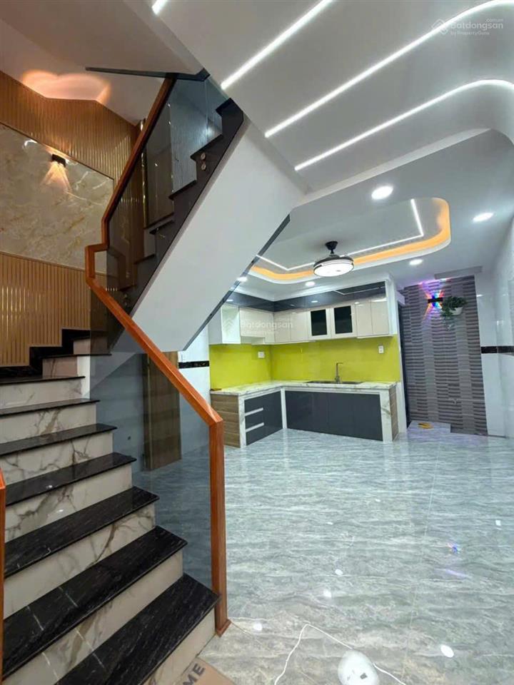 Nhà mới hẻm xe hơi giá cực tốt chỉ 6t8 tl mạnh a/c sở hữu ngay nhà 4,5 tấn bề thế dt4x12,5 full nt