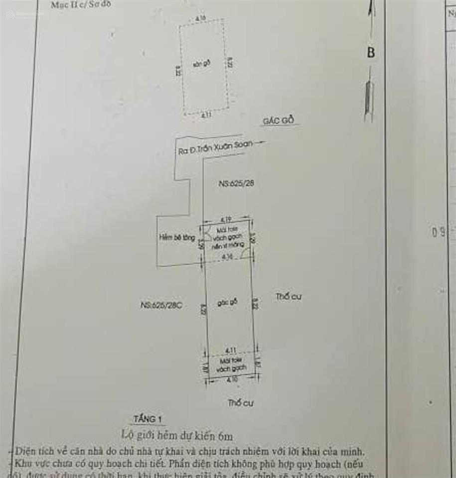 Kẹt tiền bán gấp nhà trần xuân soạn, 2 tầng, 4.2x13m, sổ vuông a4