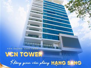 Cho thuê văn phòng cao cấp tại vcn tower số 02 tố hữu, diện tích 72.5m2