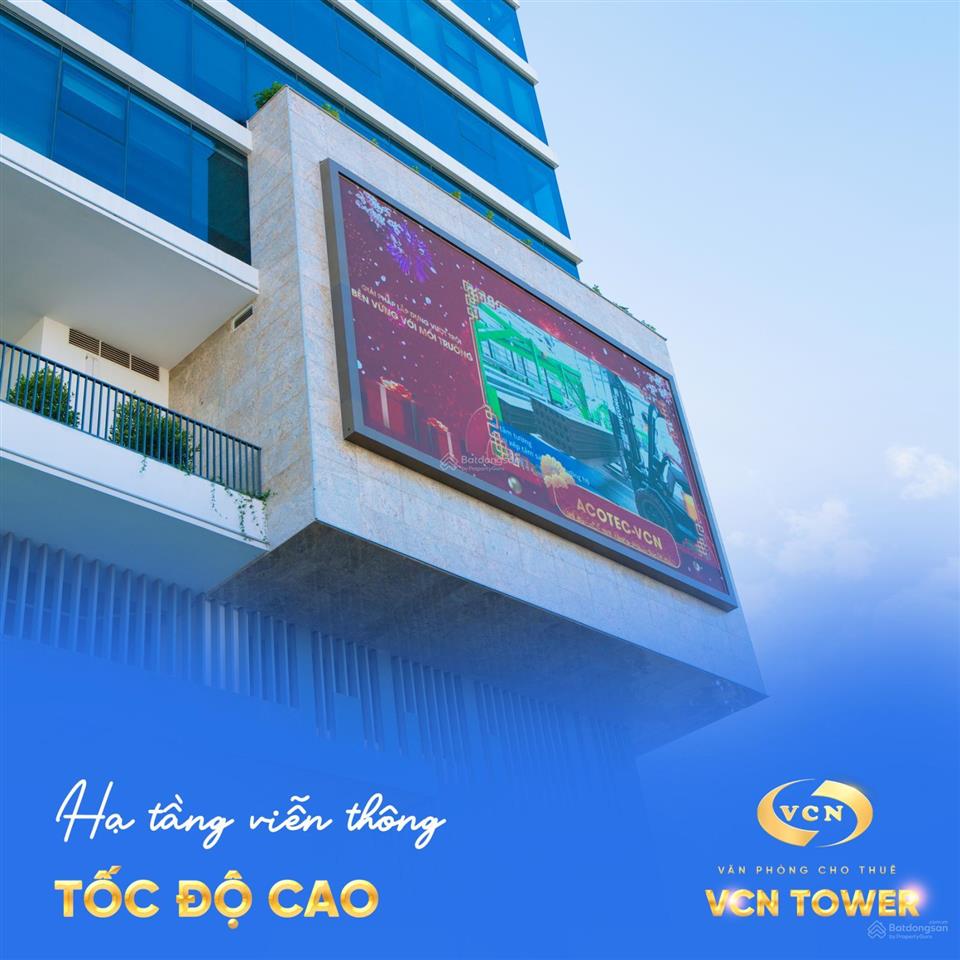 Cho thuê văn phòng cao cấp tại vcn tower số 02 tố hữu, diện tích 72.5m2
