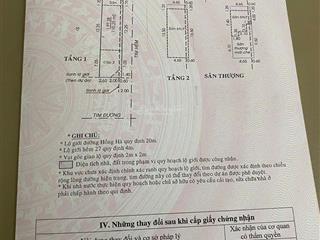 Bán nhà mặt tiền hồng hà ngay sân bay, dt 5.25x21, góc 2 mặt tiền, giá 26.3 tỷ