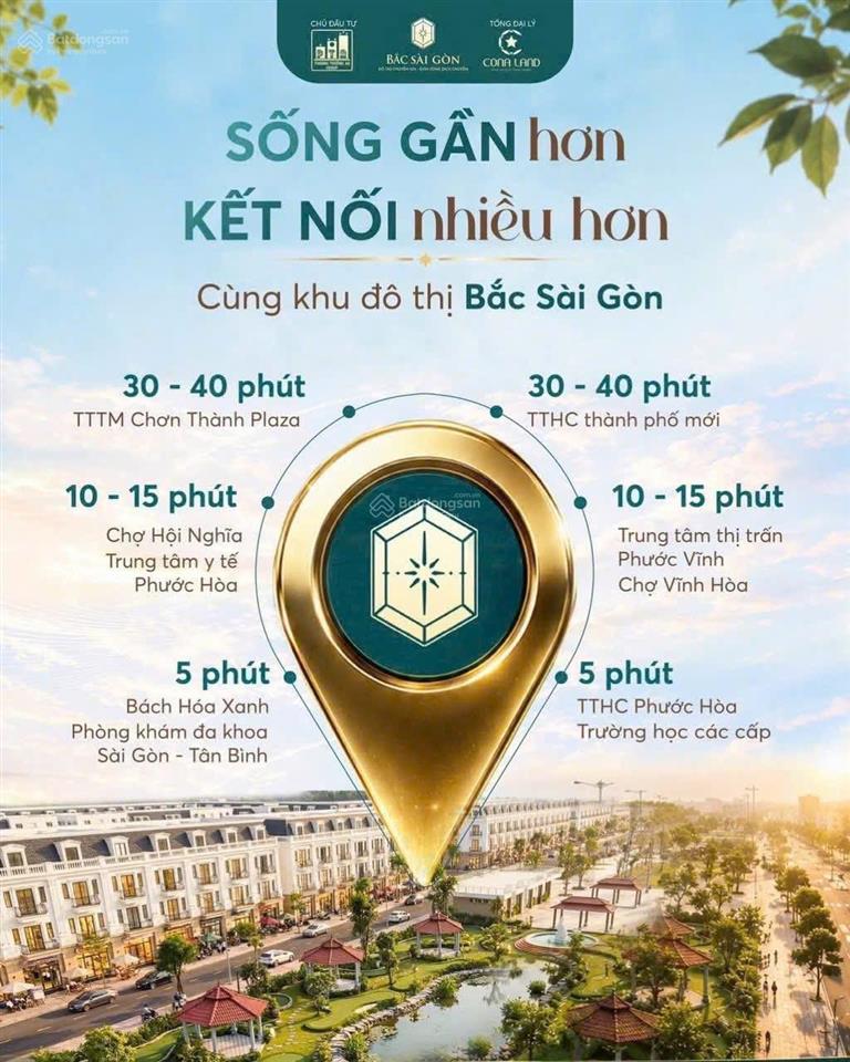 Dự án 1/500 bắc sài gòn chỉ với 239tr sở hữu ngay lô đất nền 80m2. shr, công chứng trong ngày