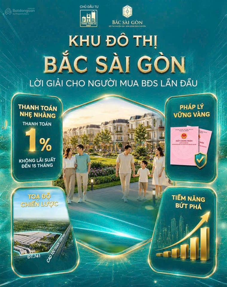 Dự án 1/500 bắc sài gòn chỉ với 239tr sở hữu ngay lô đất nền 80m2. shr, công chứng trong ngày