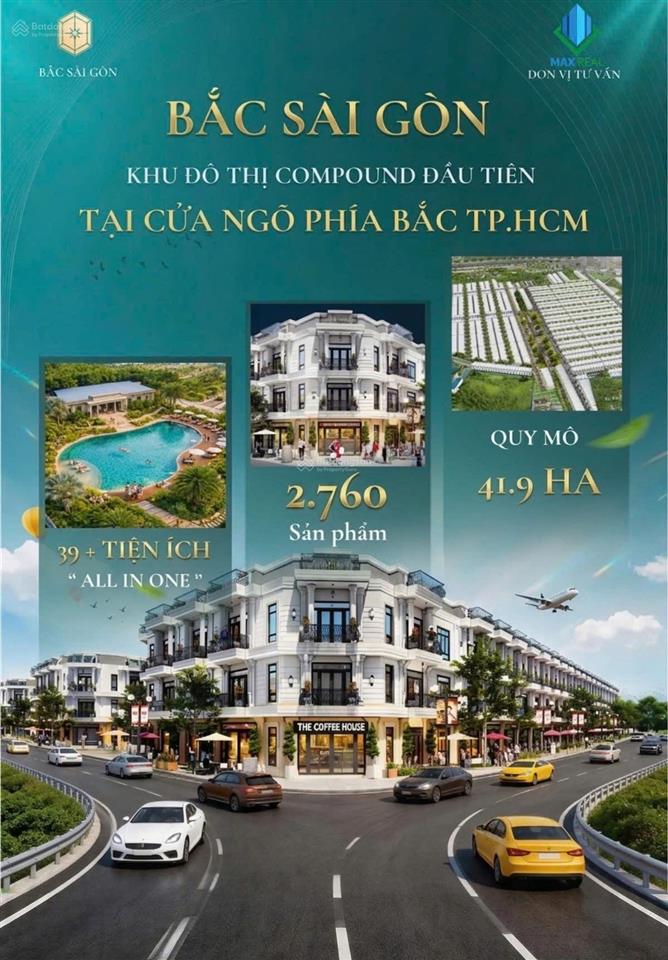 Dự án 1/500 bắc sài gòn chỉ với 239tr sở hữu ngay lô đất nền 80m2. shr, công chứng trong ngày