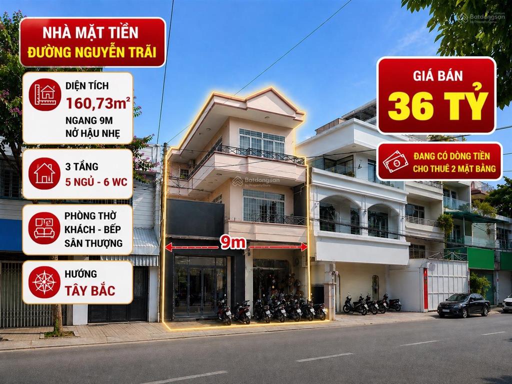 Bán nhà khu bàn cờ trung tâm mt nguyễn trãi ngang 9m