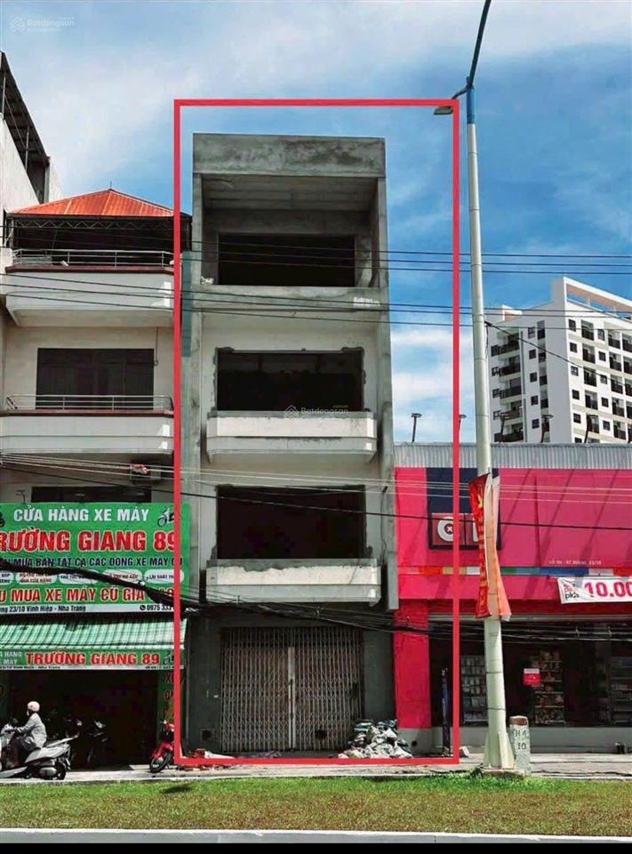 Bán nhà 4 tầng đường 23/10, nha trang. vị trí nổi bật ngay vòng xoay kđt vĩnh điềm trung