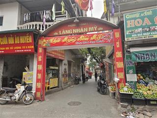 Cần bán gấp nhà ngõ 322 đường mỹ đình 69m2 đường rộng thông thoáng giá 13.5 tỷ.