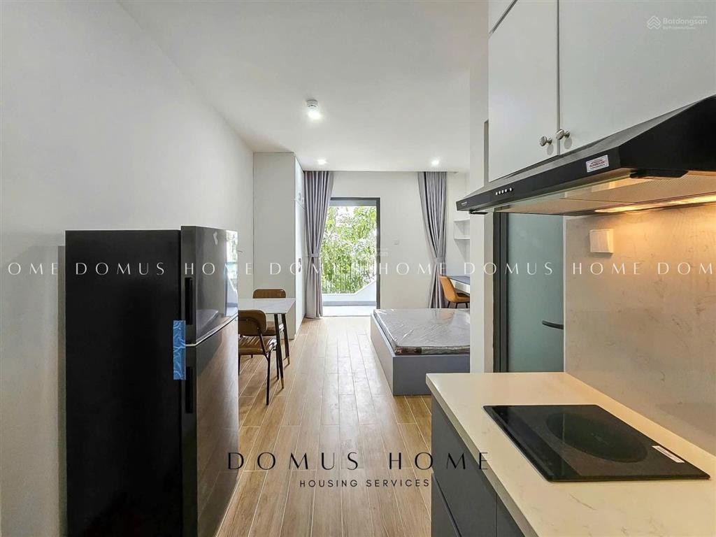 Cho thuê căn hộ studio ban công trần hưng đạo quận 5 full nội thất gần cầu nguyễn văn cừ