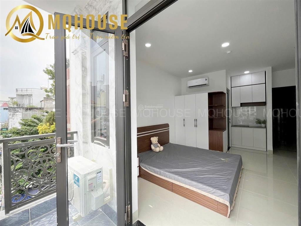 Cho thuê căn hộ studio ban công tô hiến thành quận 10 full nội thất thoáng mát gần go miền đông.