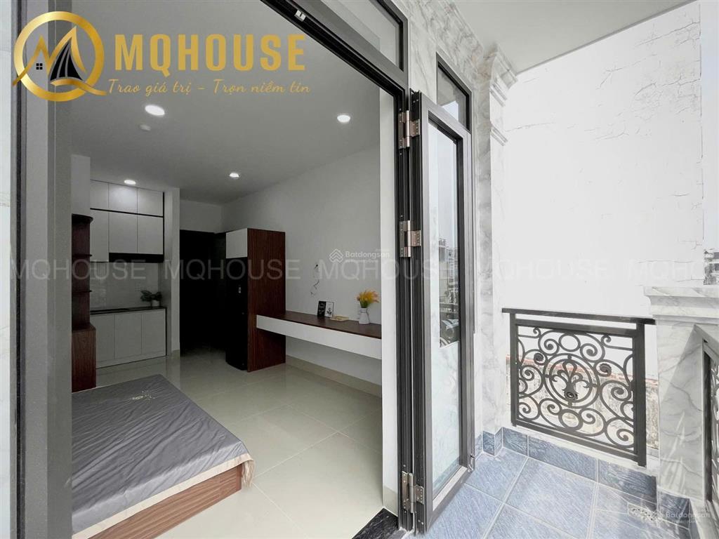 Cho thuê căn hộ studio ban công tô hiến thành quận 10 full nội thất thoáng mát gần go miền đông.
