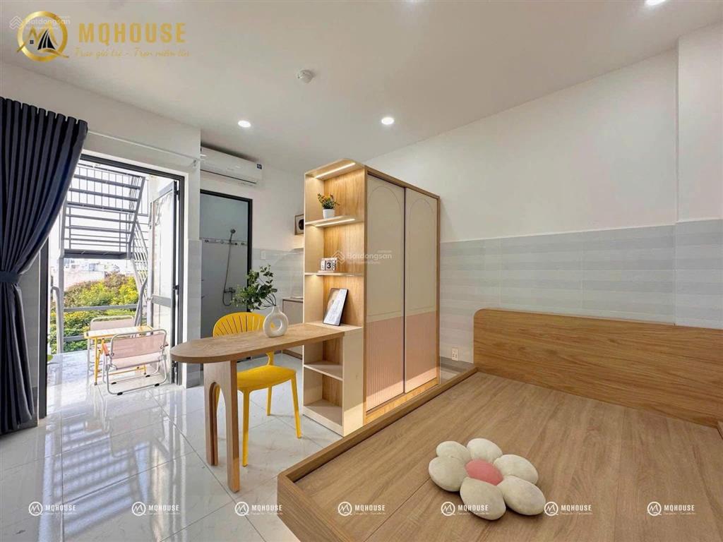 Cho thuê căn hộ studio ban công full nội thất lý tự trọng quận 1 gần cv 23/9, chợ bến thành
