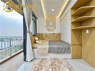 Cho thue căn hộ studio ban công full nội thất hồ hảo hớn quận 1 gần bùi viện, chợ bến thành