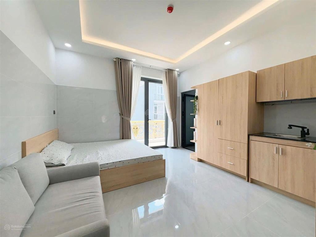 Cho thuê căn hộ studio ban công full nội thất phạm ngũ lão quận 1 gần cv 23/9, chợ bến thành