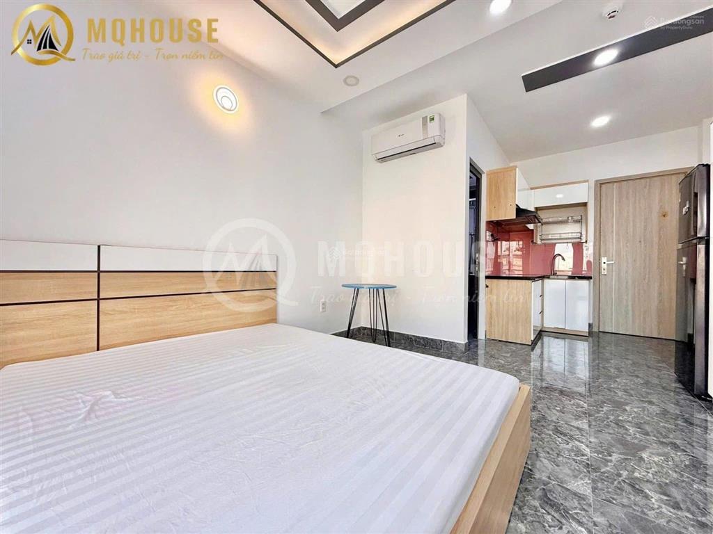 Cho thuê căn hộ studio ban công full nội thất trần quang khải quận 1 gần chợ tân định cv lê văn tám