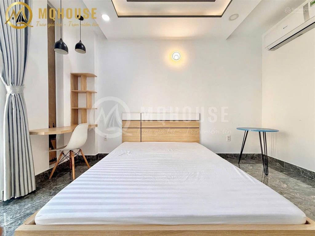 Cho thuê căn hộ studio ban công full nội thất trần quang khải quận 1 gần chợ tân định cv lê văn tám
