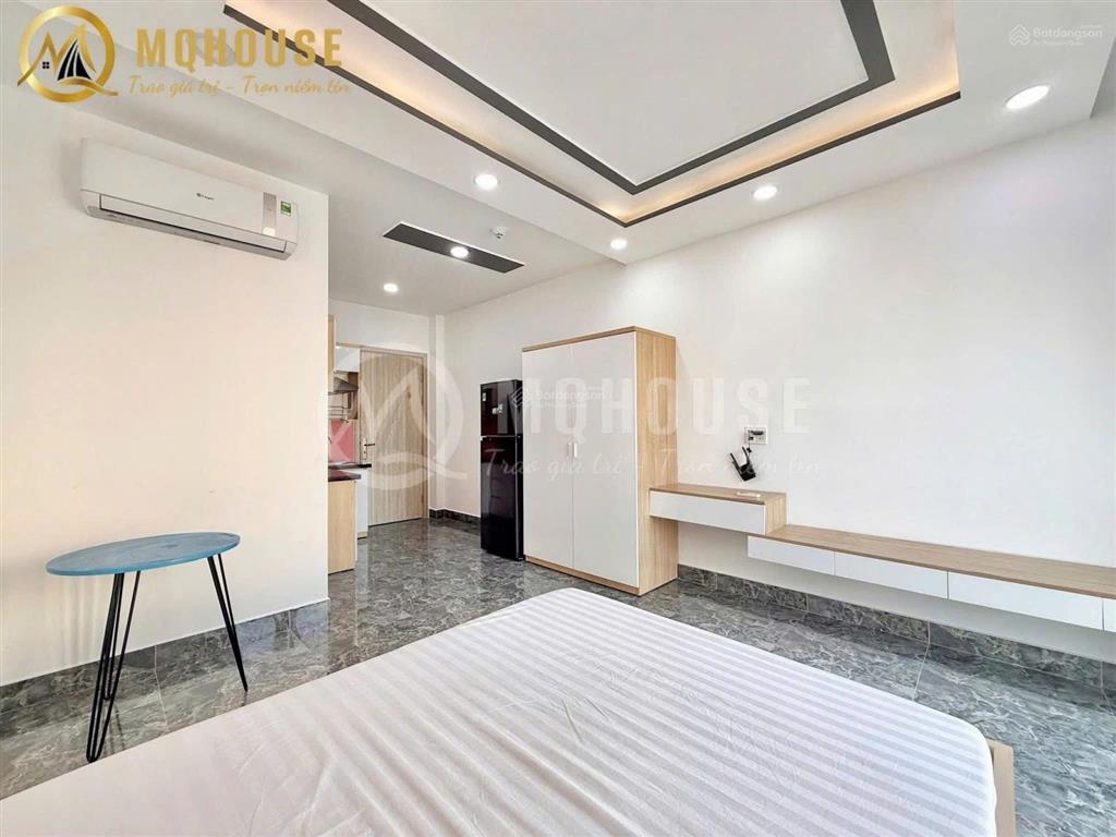 Cho thuê căn hộ studio ban công full nội thất trần quang khải quận 1 gần chợ tân định cv lê văn tám