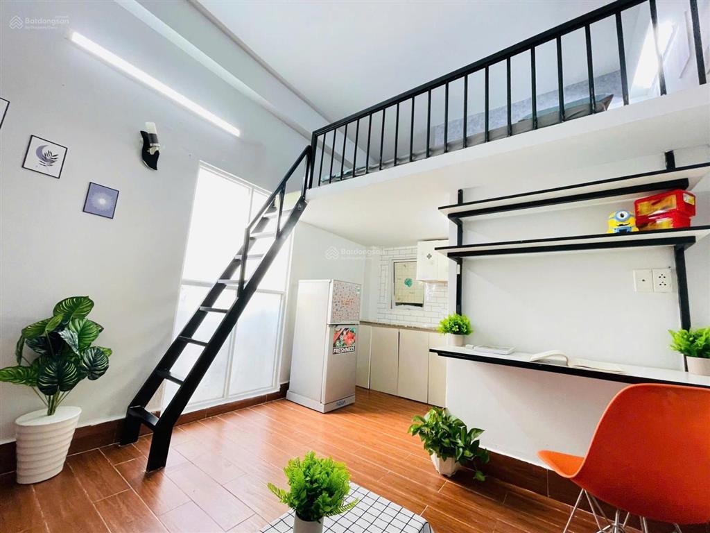 Tân sinh viên hutech  uef | studio gác lửng full nội thất, thang máy, view kính, giá từ 5 triệu