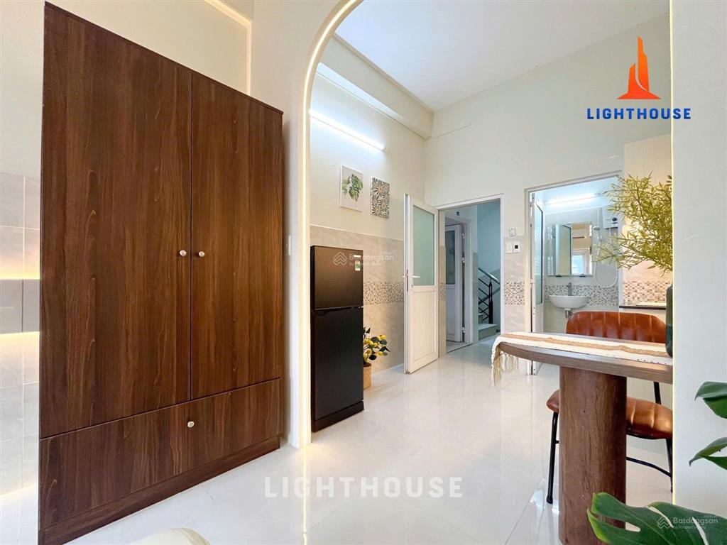 Studio tách bếp ban công, công nghệ tĩnh | gần hutech, văn lang, ngoại thương, uth  full nội thất