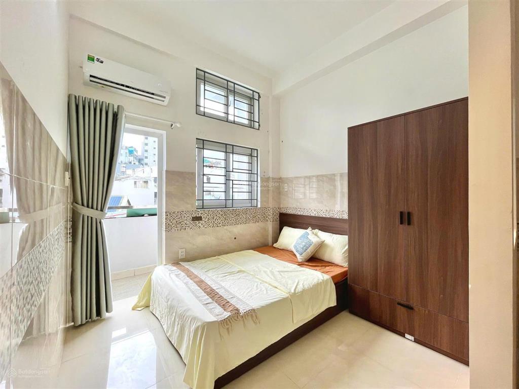 Studio tách bếp ban công, công nghệ tĩnh | gần hutech, văn lang, ngoại thương, uth  full nội thất