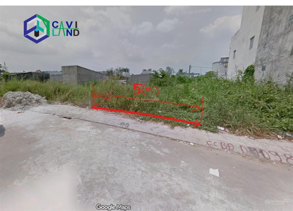 Bán đất long trường ngang 5m đẹp đường nhựa 6m