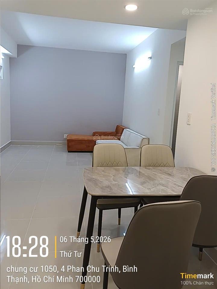 Bán căn hộ 1050 chu văn an  60m2 (2pn/2wc)  tầng cao  nhà mới tinh chưa ai ở