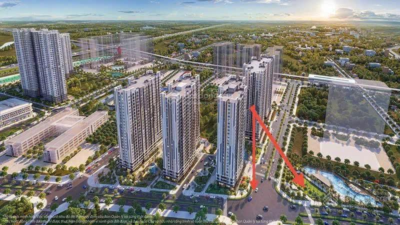 Cc bán căn 2n2wc 76m2 giá 4.860 tỷ hướng đb toà be2 beverly view siêu thoáng
