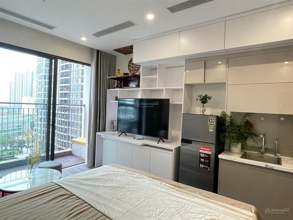 2.5 tỷ / căn studio 28m2 phân khu the zenpark tầng trung đẹp hướng đn , đầy đủ nội thất
