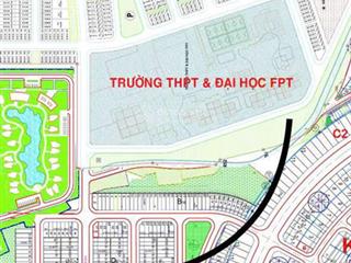 Bán lô đất cách trường đại học fpt vài bước chân, dt 153m² ngang 6m² đường 7.5m² giá nhỉnh 5 tỷ
