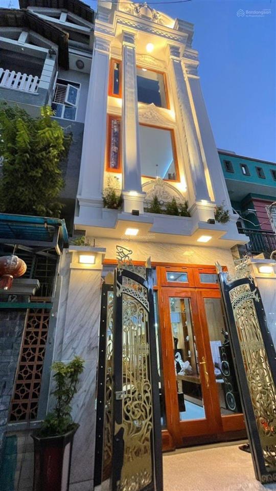 Nhà mới 5 tầng,5pn.5wc. full nội thất đồ gỗ tốt  phan huy ích,gò vấp. 4.5m x 16m ( 72m ) giá 8 tỷ